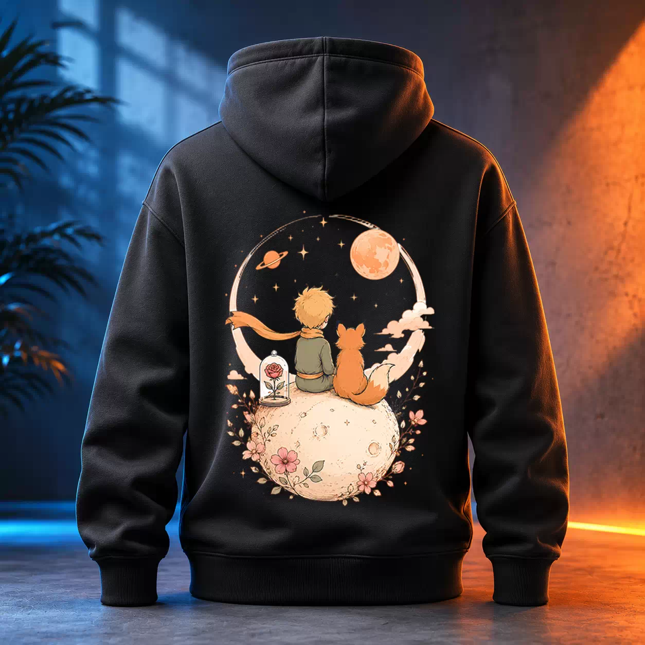 Unisex mikina - Růžový soumrak – Rosy Dusk